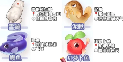 摩尔庄园手游夏日季有些什么物品