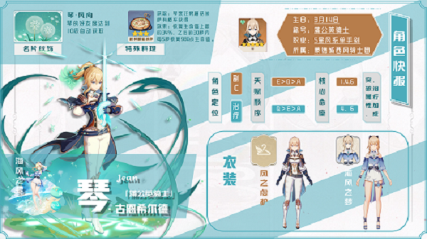 原神琴等级突破材料攻略大全