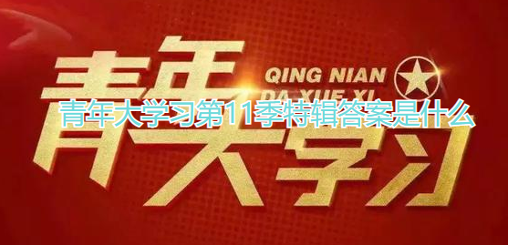 青年大学习第11季特辑答案是什么？