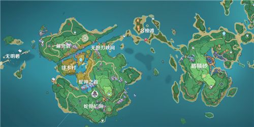 原神稻妻地图岛屿数量介绍