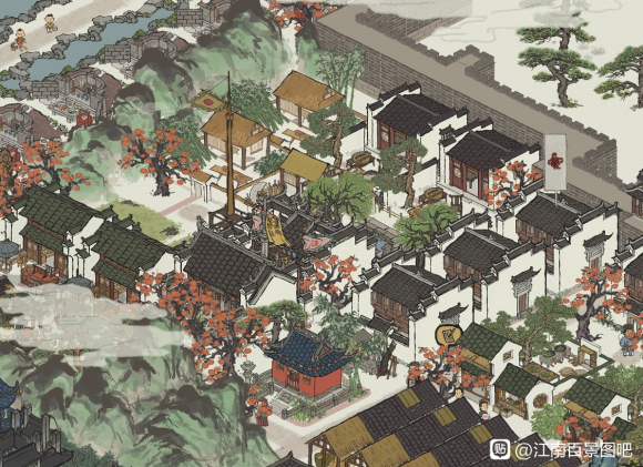 江南百景图徽州府家祠布局图：徽州府开荒资源分配和布局方案推荐[多图]图片1