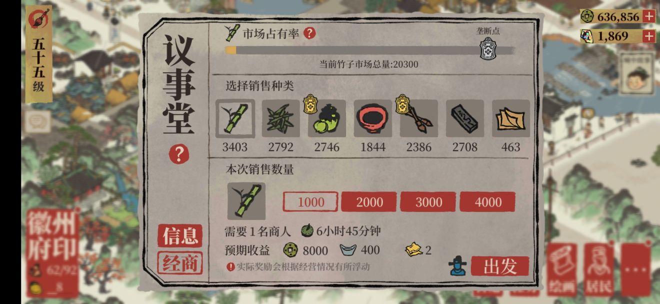 江南百景图一级资源的特点介绍