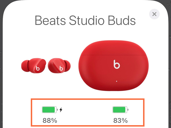 BeatsStudioBuds怎么看电量