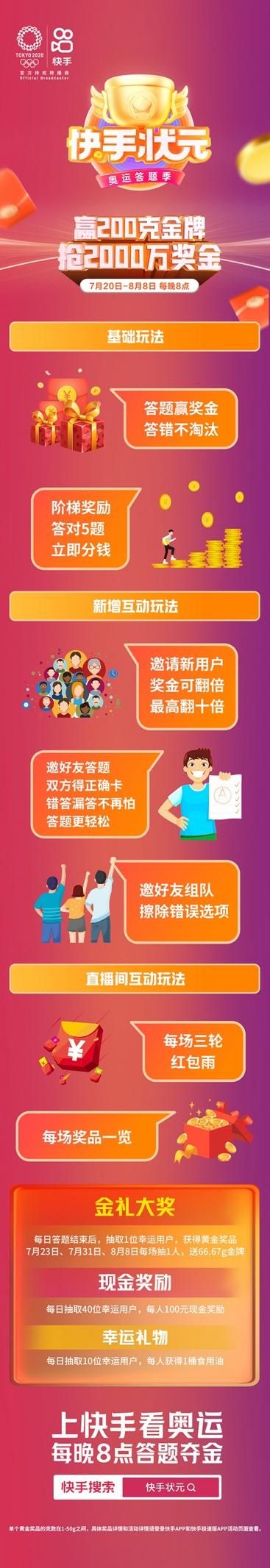 快手状元奥运答题题库答案汇总