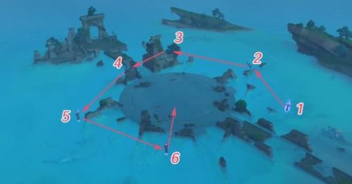 原神远吕羽氏遗事其五磐柱镶珠在哪？远吕羽氏遗事其五解密攻略[多图]图片2