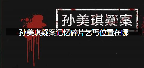 孙美琪疑案记忆碎片乞丐位置在哪