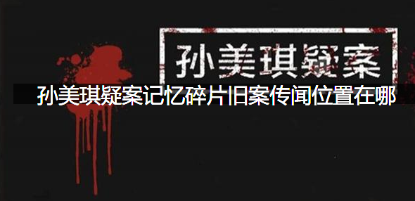 孙美琪疑案记忆碎片旧案传闻位置在哪