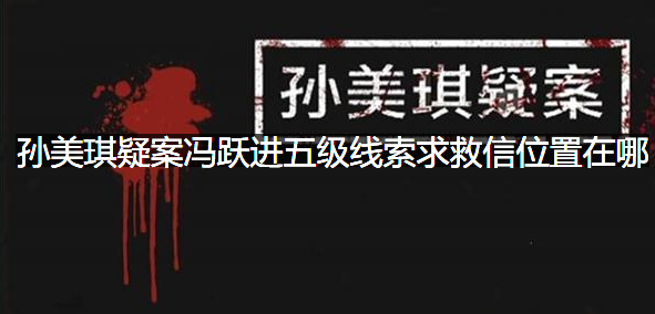 孙美琪疑案冯跃进五级线索求救信位置在哪
