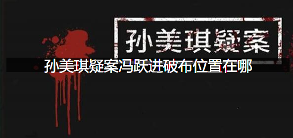 孙美琪疑案冯跃进破布位置在哪