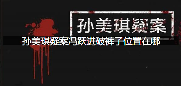 孙美琪疑案冯跃进破裤子位置在哪