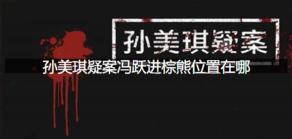 孙美琪疑案冯跃进棕熊位置在哪