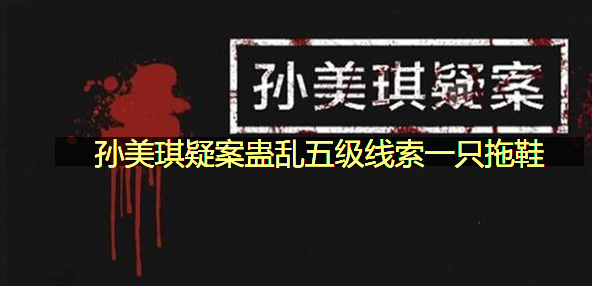 孙美琪疑案蛊乱五级线索一只拖鞋在哪里