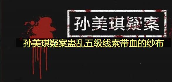 孙美琪疑案蛊乱五级线索带血的纱布在哪里