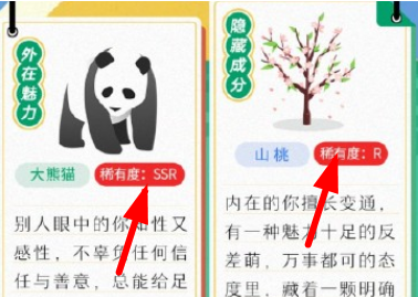 支付宝森林人格稀有度是什么意思