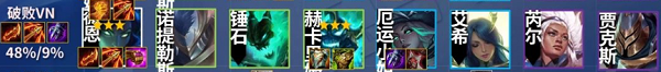 金铲铲之战破败VN阵容怎么搭配