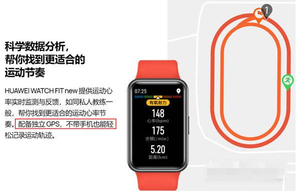 华为watchfitnew支持独立GPS吗