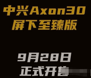 中兴Axon30至臻版价格预计是多少