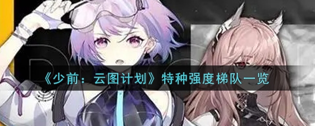 云图计划特种强度梯队介绍