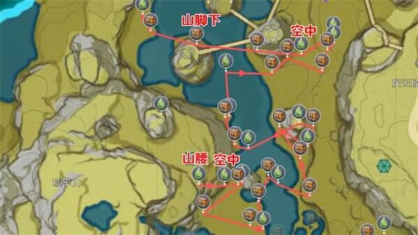 原神盤岩之路全收集攻略：盤岩之路任务和100%收集图文详解[多图]图片2