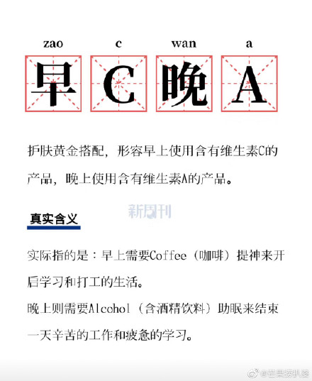 早C晚A是什么梗？