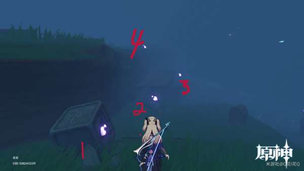 原神鹤观岛雷立方机关怎么解？鹤观岛八个雷立方机关解密攻略[多图]图片11