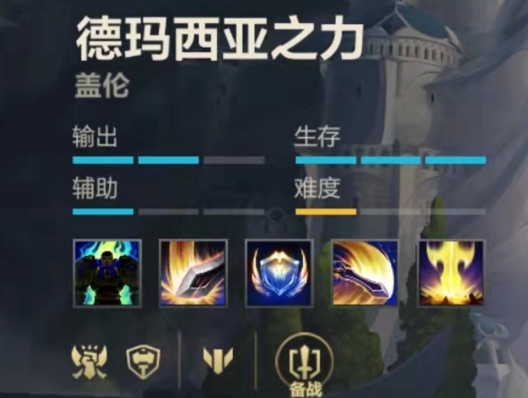 英雄联盟手游盖伦出输出还是出肉 