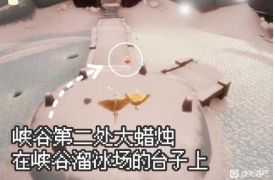 光遇10.25大蜡烛堆在哪里？10.25霞谷大蜡烛位置分布图[多图]图片2