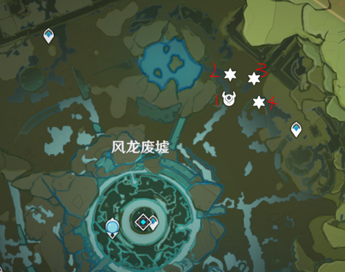 原神古时孤影勘测点位在哪