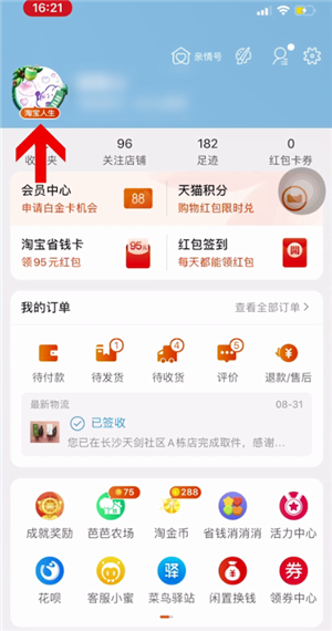 淘宝消费总金额在哪看