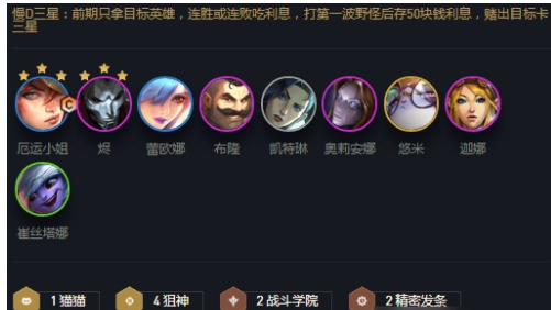云顶之弈S6狙神女枪阵容哪个好