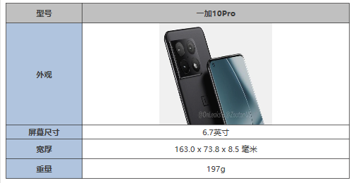 一加10Pro手机大概多重