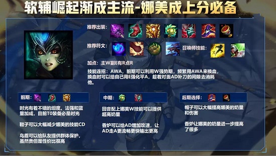 英雄联盟手游娜美怎么出装