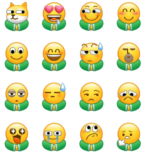 微信小黄脸揣手手表情包怎么添加？