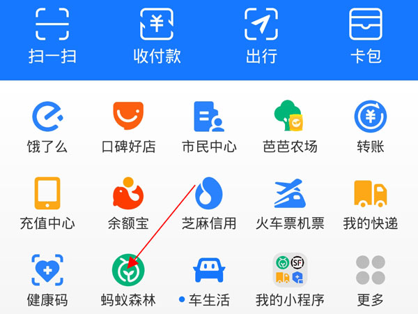 支付宝蚂蚁森林能量球怎么隐藏