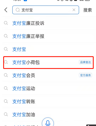 支付宝小荷包怎么创建专用小荷包
