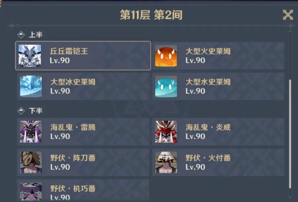 原神2.3第一期深渊11和12层攻略：深渊11和12层打法难点分析[多图]图片2