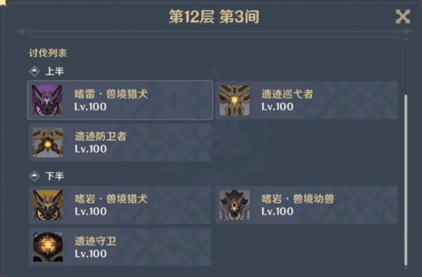 原神2.3第一期深渊11和12层攻略：深渊11和12层打法难点分析[多图]图片6