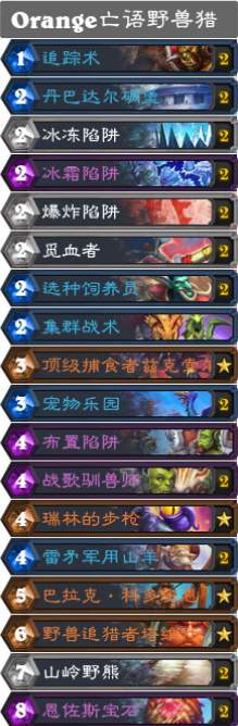 炉石传说奥特兰克的决裂卡组怎么搭配