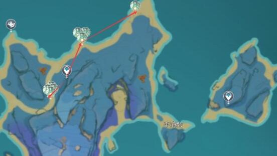 原神2.3浮游干核收集路线