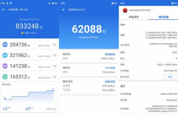 摩托罗拉edges30散热怎么样