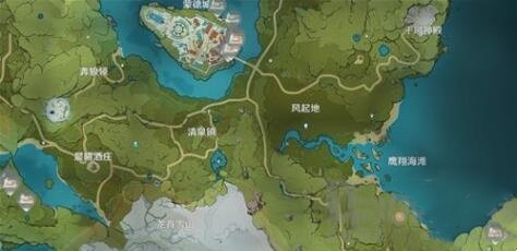 原神蒲公英分布图