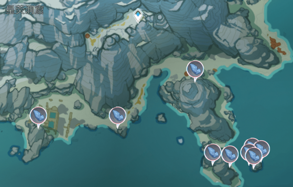 原神2.3星银矿石采集路线一览：寻找五十份星银矿石任务攻略[多图]图片4