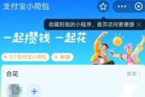 支付宝小荷包可以一个人存钱用吗？