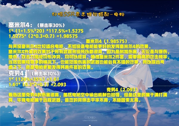 幻塔电枪意志怎么搭配？