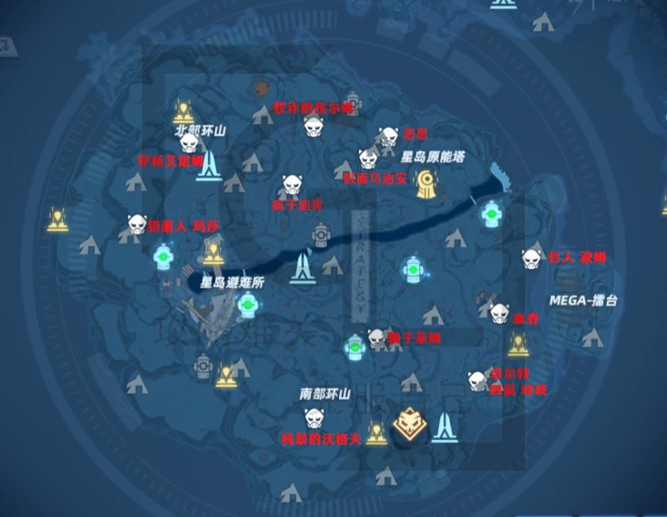 世界boss的具体位置