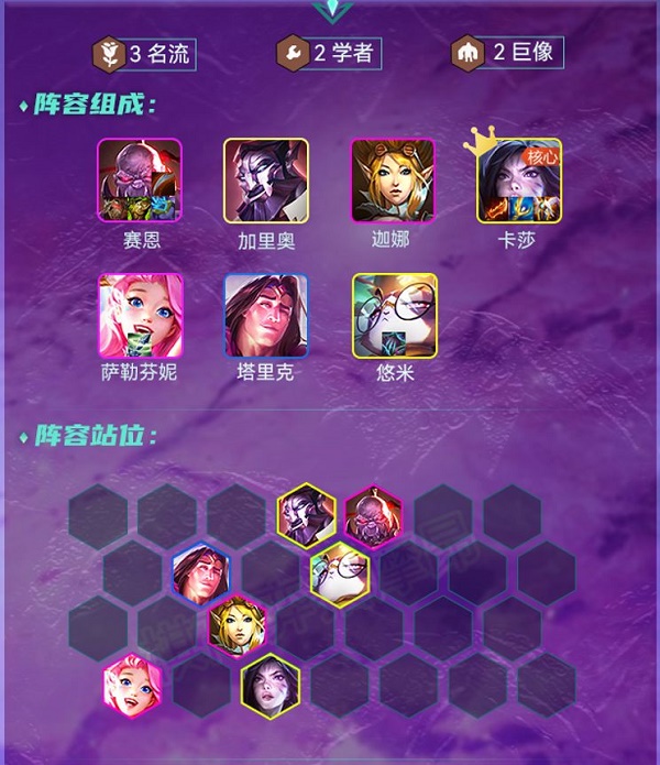 金铲铲之战名流卡莎怎么运营