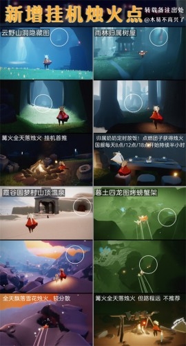 光遇烛火挂机点有哪些