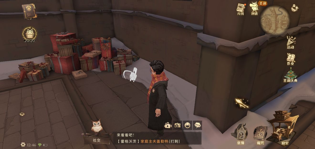 哈利波特魔法觉醒戴帽子的雪人在哪？褐色帽子的雪人位置介绍[多图]图片6