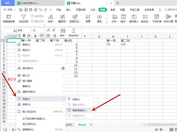 excel怎么同时筛选两个条件_如何同时筛选两个条件