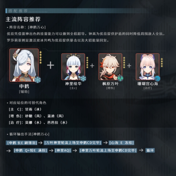 原神申鹤值得培养吗